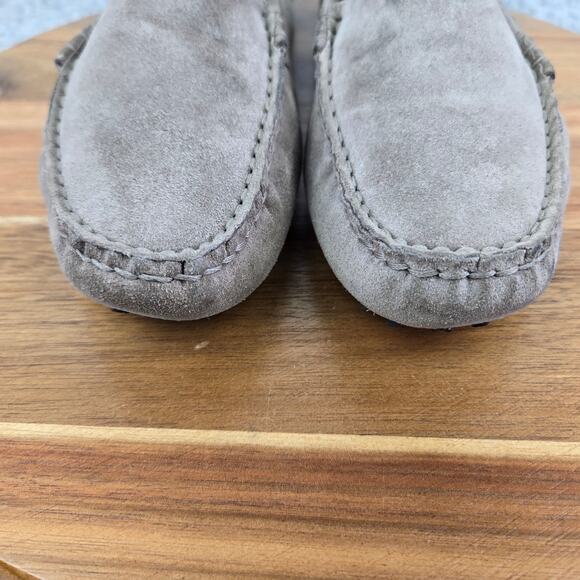 M. Gemi The Felize Gray Suede Slip On Casual Driving Moccasins Loafer Womens 38 - Picture 6 of 14